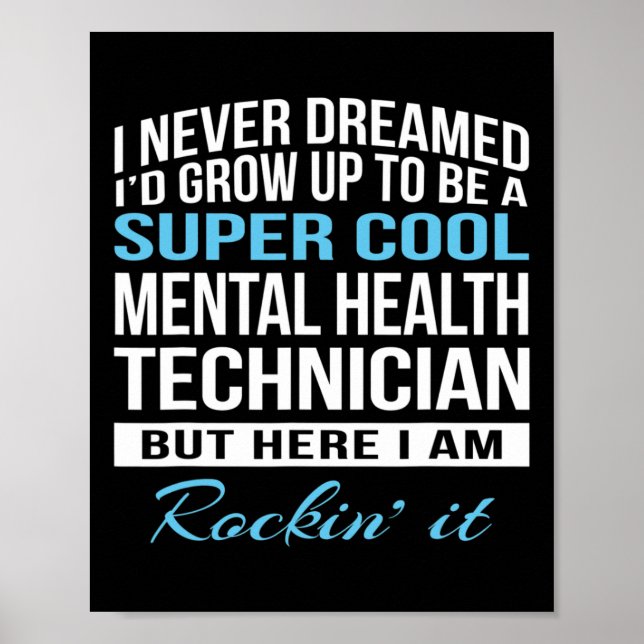 Health Technician Fun Gift  Poster (Front)