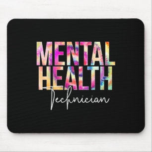 Health Technician Tie Dye School Appreciation  Mouse Pad