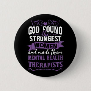 Health Therapist 2 Inch Round Button