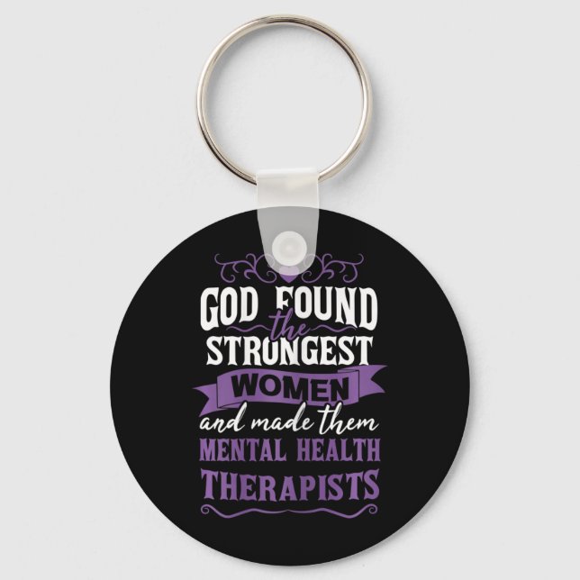 Health Therapist  Keychain (Front)