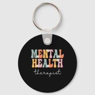 Health Therapist Week Groovy Appreciation Day Wome Keychain