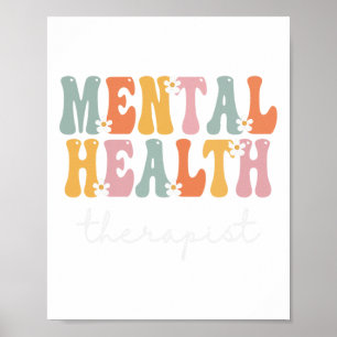 Health Therapist Week Groovy Appreciation Day Wome Poster