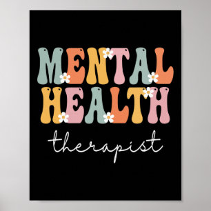 Health Therapist Week Groovy Appreciation Day Wome Poster