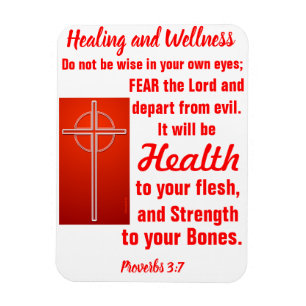 Health to your flesh strength to your bones magnet