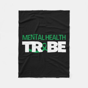 Health Tribe Mental Health Awareness  Fleece Blanket