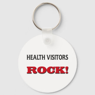 Health Visitors Rock Keychain