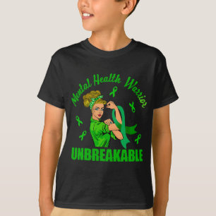 Health Warrior Unbreakable Awareness Strong T-Shirt