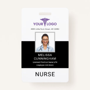 Healthcare Business Logo Employees Photo ID Badge