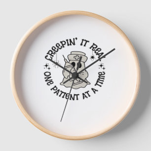 Healthcare Halloween, Creeping It Real One Patient Clock