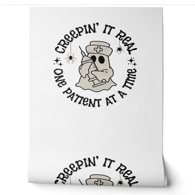 Healthcare Halloween, Creeping It Real One Patient Wallpaper (Unrolling)
