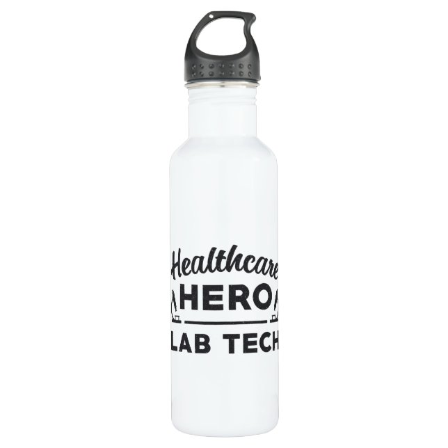 Healthcare Hero Lab Tech Laboratory Technician 710 Ml Water Bottle (Front)