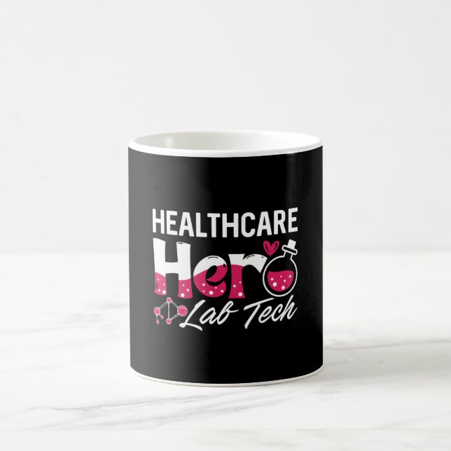 Healthcare Hero Lab Tech Laboratory Technician Coffee Mug (Center)