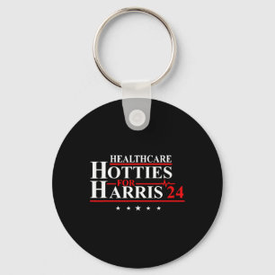 Healthcare Hotties For Harris 24 Design Keychain
