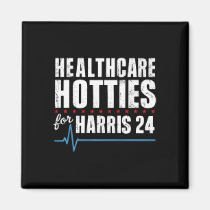 Healthcare Hotties For Kamala Harris 24 Premium Magnet