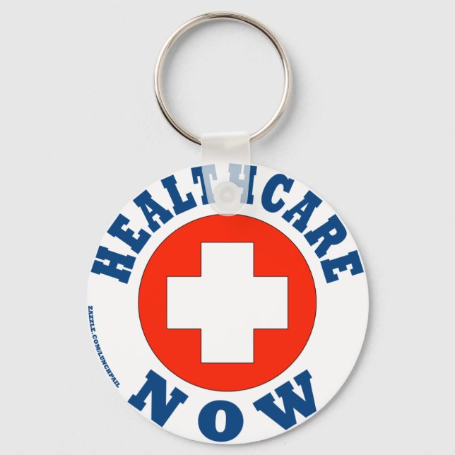 Healthcare Now! Keychain (Front)