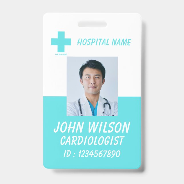 Healthcare Nurse Photo ID Badge Card (Avant)