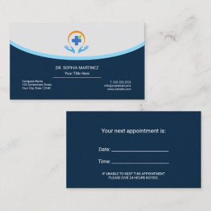 Healthcare Professional Appointment Card