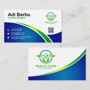 Healthcare Professional Business Card Design 