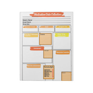 Healthcare Student Medication Template Notepad