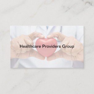 Healthcare Theme Modern Business Cards