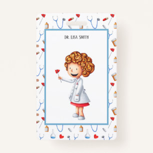 Healthcare Worker Doctor or Nurse Personalized Badge