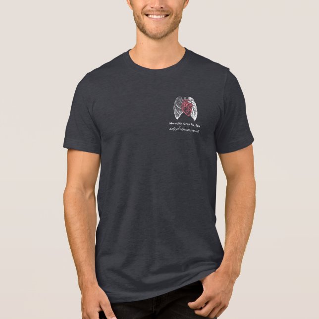 Healthcare Worker T-Shirt Tri-Blend Shirt (Front)