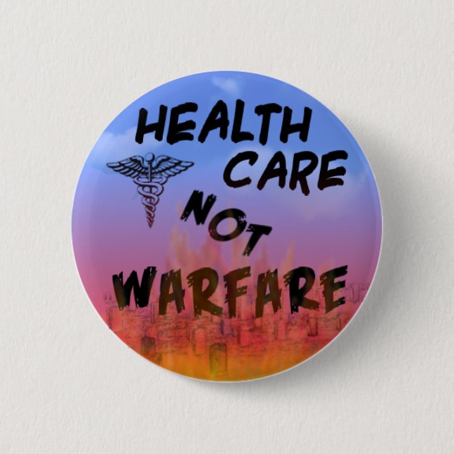 healthcarebutton 2 inch round button (Front)