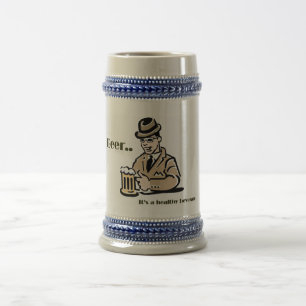 Healthy Beverage Beer Stein