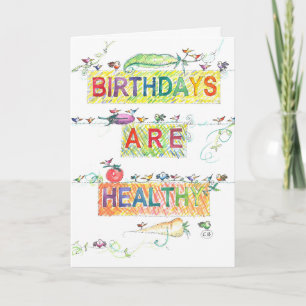 Healthy Birthday Card
