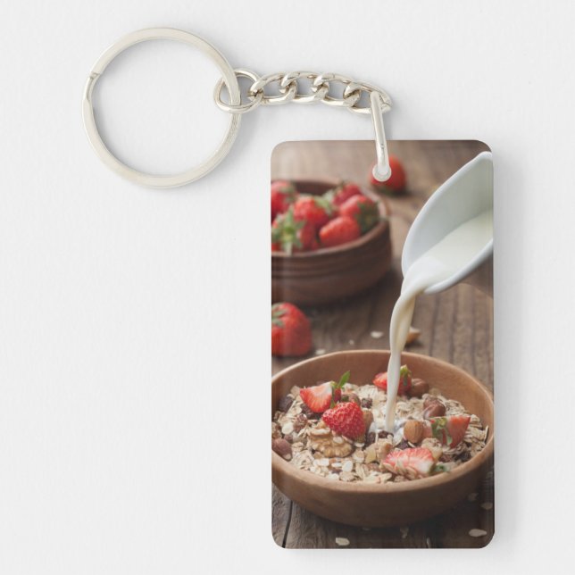 Healthy breakfast keychain (Front)