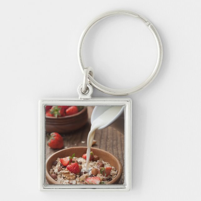 Healthy breakfast keychain (Front)