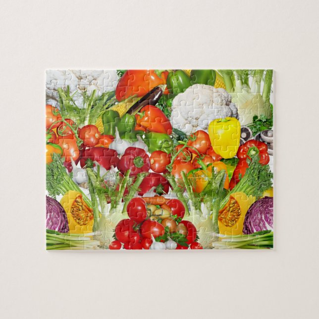 Healthy Colourful Veggie Selction Jigsaw Puzzle (Horizontal)