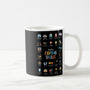 Healthy Coping Skills Psychologist Mental Health A Coffee Mug