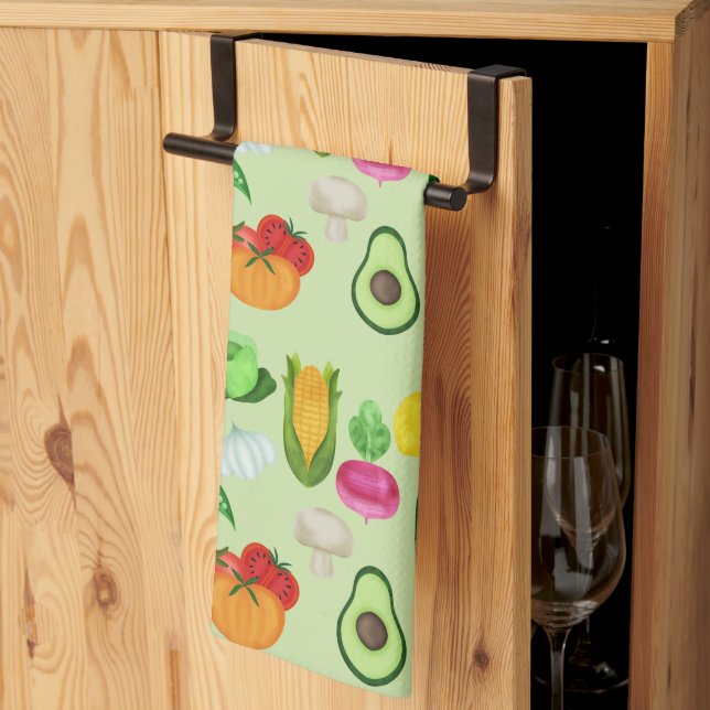 Healthy Eats Kitchen Towel (Thirds Fold)