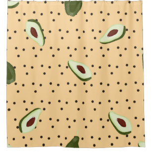 Healthy foods. Seamless avocado pattern, avocado