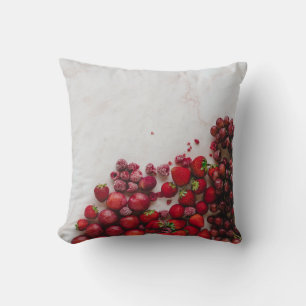 Healthy Fruits Throw Pillow