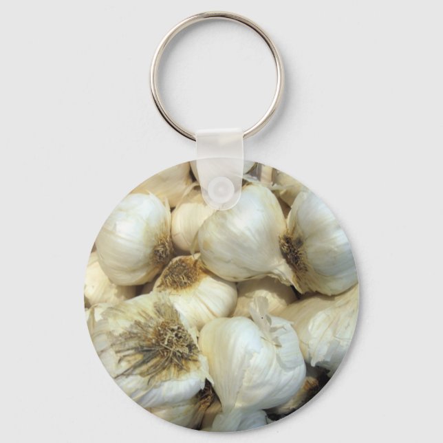 Healthy Garlic Keychain (Front)