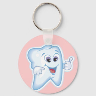 Healthy Happy Tooth Keychain