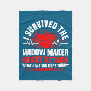 Healthy Heart Disease, Heart Surgery &amp; Cardiac Fleece Blanket