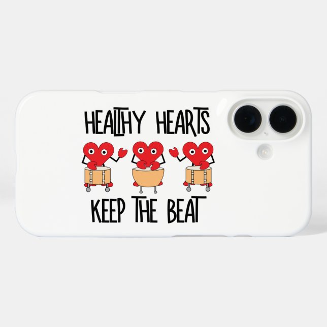 Healthy Hearts Case-Mate iPhone Case (Back (Horizontal))