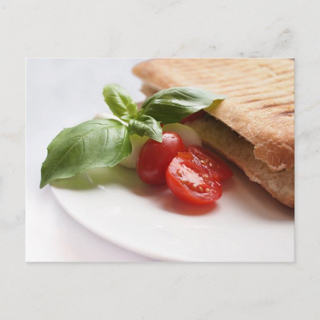 Healthy Italian food postcard (Front)
