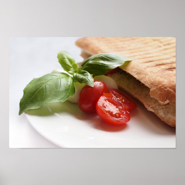 Healthy Italian food poster (Front)