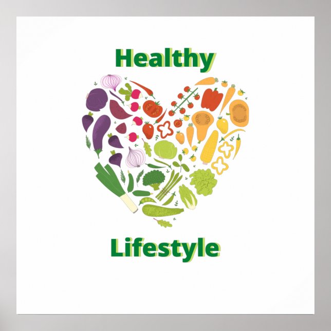healthy lifestyle choices exercise T-Shirt Tank To Poster (Front)
