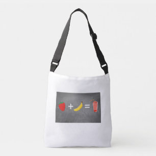 Healthy lifestyle design crossbody bag
