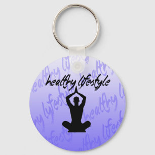 Healthy Lifestyle Keycahin Keychain