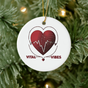 Healthy Living Ceramic Ornament