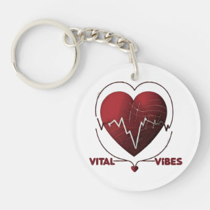 Healthy Living Keychain