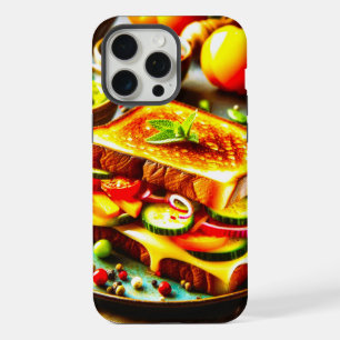 Healthy Meets Indulgent: A Grilled Cheese Delight iPhone 15 Pro Max Case