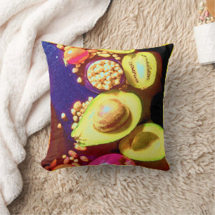 "Healthy Nutrition" Cute Photo. Buy Now Throw Pillow