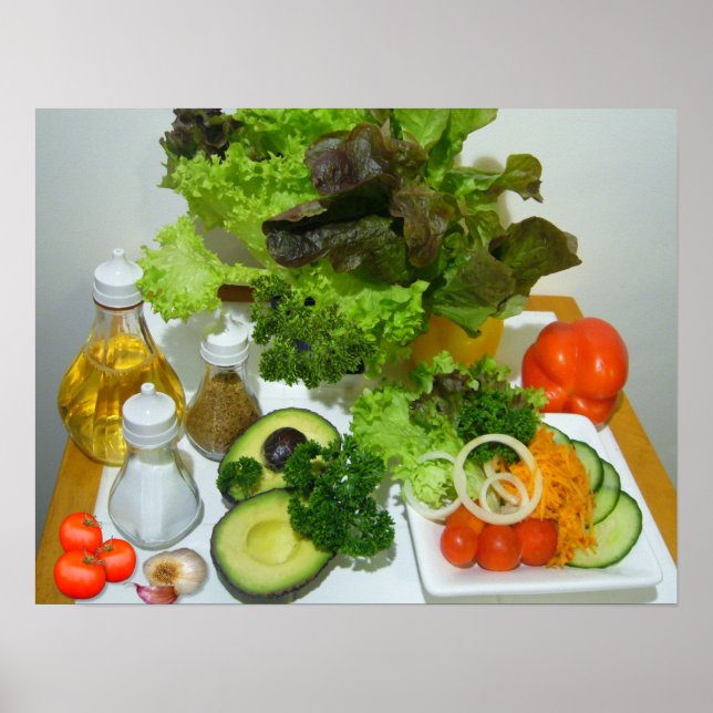 HEALTHY SALAD ~ Poster (Front)